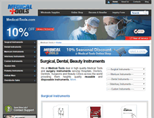 Tablet Screenshot of medical-tools.com